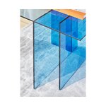 Sinine Klaasist Disain Diivanilaud (Anouk)