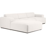 Šviesiai pilka kampinė sofa (melva) su grožio trūkumais
