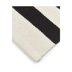 Wool carpet with black and white stripes (donna) 160x230 intact