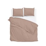 Dark beige cotton bedding set 2-piece satinado (hnl group) complete