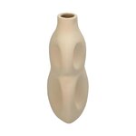 Beige design flower vase people (kersten) intact