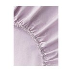 Light gray cotton bed sheet with elastic (elsie) 140x200 intact