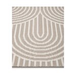 Gray-white patterned carpet (arches) 160x230 intact