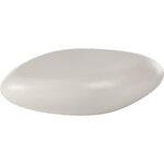 Светло-серый дизайнерский журнальный столик (пьетра) с недостатками красоты