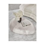 Светло-серый дизайнерский журнальный столик (пьетра) с недостатками красоты