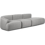 Harmaa design modulaarinen sohva (sofia) ehjä