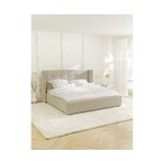 Light gray bed with storage (star) 160x200 intact