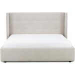 Light gray bed with storage (star) 160x200 intact