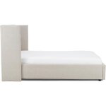 Light gray bed with storage (star) 160x200 intact