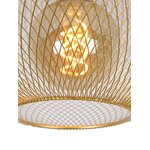 Golden ceiling light mesh (lucide)