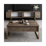 Tumepruun TV-Alus Luxe (Asir)