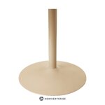 Beige oval marble dining table (miley) 90x120 with imperfections