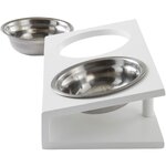 Dog bowls with holder odie (jotex) intact