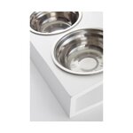 Dog bowls with holder odie (jotex) intact