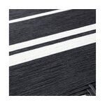 Black and white Japanese-style bench 44 cm x 90 cm x 40 cm (jessy)