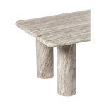Beige marble coffee table (mabel) 50x100 with cosmetic defects