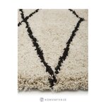 Beige-musta kuviollinen matto (naima) 160x230 ehjä