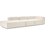 Bright large modular sofa with extended part (Lennon) intact