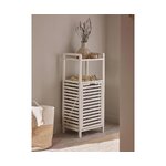 Bathroom shelf set with laundry basket (kit) intact