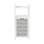 Bathroom shelf set with laundry basket (kit) intact