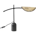 Black design table lamp (freja) intact