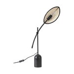 Black design table lamp (freja) intact