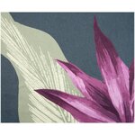 Puuvillane Taimede Mustriga Padjapüür (Flora) 45x110