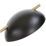 Black and gold ceiling light (johan) intact