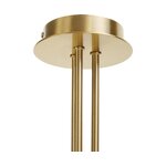 Black and gold ceiling light (johan) intact