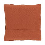 Matinis raudonas dekoratyvinis medvilninis pagalvės užvalkalas (Norman) 40x40 visas