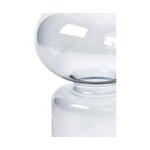 Stikla dizaina ziedu vāze (clea) neskarta