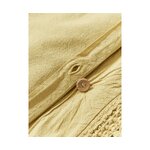 Smėlio spalvos medvilninis pagalvės užvalkalas su kutais (abra) 60x70 visas