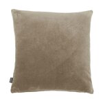 Brown raised texture velvet pillow pintuck (linen &amp; more) 45x45 whole