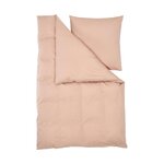 Šviesiai rožinis medvilninis pagalvės užvalkalas 2 vnt elsie (medvilnės dirbiniai) 40x80 visa