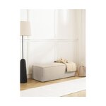 Light beige upholstered bench (sanja), intact