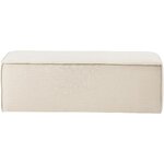 Light beige upholstered bench (sanja), intact