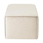 Light beige upholstered bench (sanja), intact