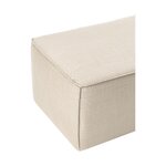 Light beige upholstered bench (sanja), intact