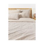 Light beige cotton pillowcase (Leonora) 80x80 whole