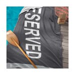 Полотенце пляжное хлопковое Reserved (морской конёк) 100х180 нетронутое