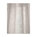 Light gray transparent curtain 2 pcs (ibiza) 135x260 intact