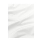 Balta kokvilnas spilvendrāna ar viļņainu malu (louane) 80x80 vesela