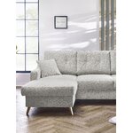 Gray corner sofa bed schlaf (bobochic paris)