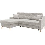 Gray corner sofa bed schlaf (bobochic paris)