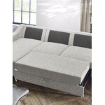 Gray corner sofa bed schlaf (bobochic paris)
