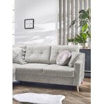 Gray corner sofa bed schlaf (bobochic paris)