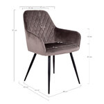 Black dining chair (harbo)