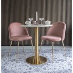 Pink dining chair (Geneva)