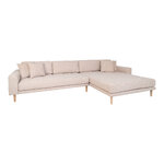 Smėlio spalvos kampinė sofa (lotas Lido) 290x170 cm