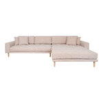 Smėlio spalvos kampinė sofa (lotas Lido) 290x170 cm